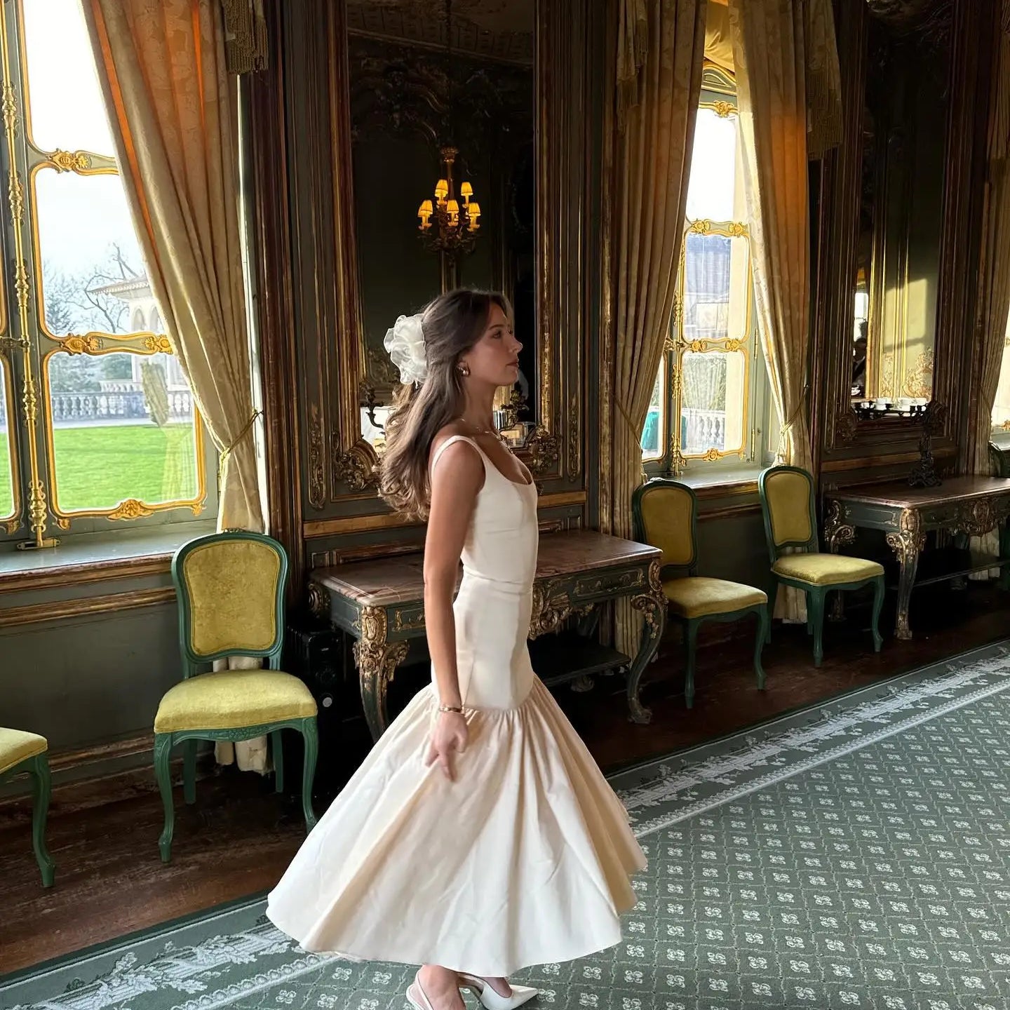 Summer Women Ruffles Suspenders Dress Slim Solid Square Collar Sleeveless Vestidos Spring Fashion Female Party Robes