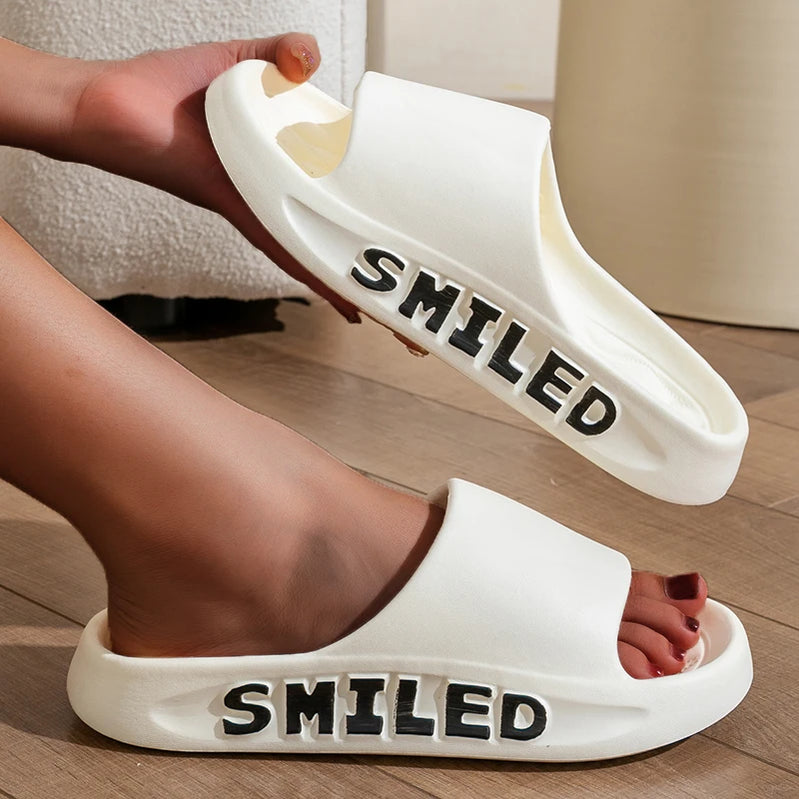 Fashion Concise Summer Couple Non-slip Soft Slides Lithe Comfort Sandals Men Women Casual Slippers Ladies' Home Flip Flops