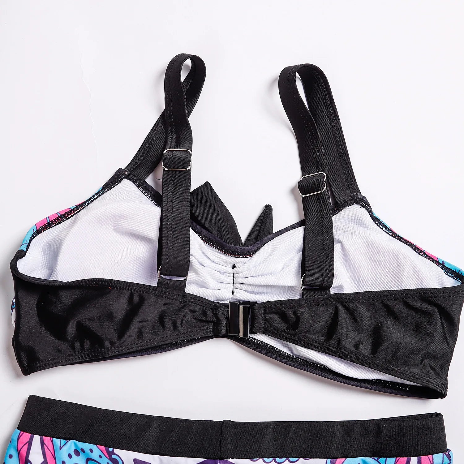 Plus Size Bikini Set 2-Piece Swimsuit Swimwear Women Sexy Swimming Suit Beachwear Bathing Suit Summer High Waist Monokini