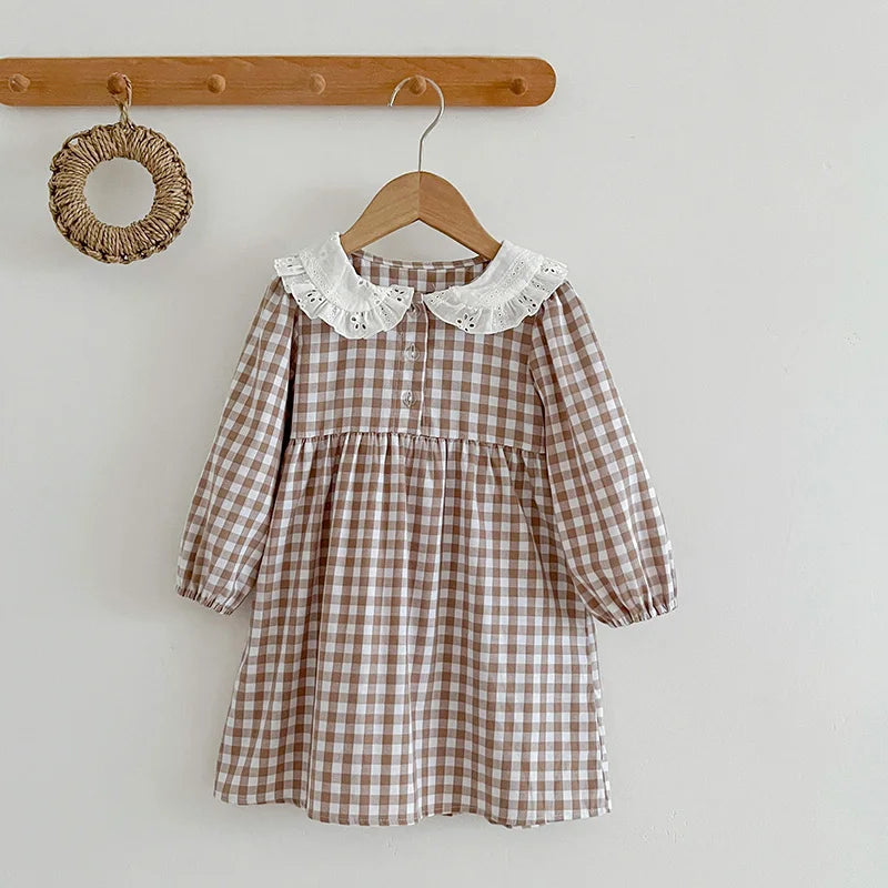 Baby Girls Clothes Autumn Toddler Baby Rompers Princess Dress Red Long Sleeves Girls Dress Christmas Sister Clothing
