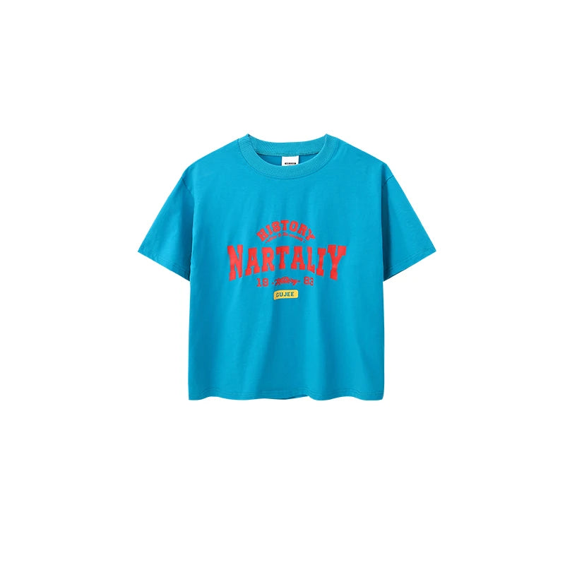 Boys Hip Hop Pants Outfits Red Vest Cargo Pants Girls Streetwear Children Joggers Street Dance Kids Jazz Costumes Clothes Sets Blue Tshirt