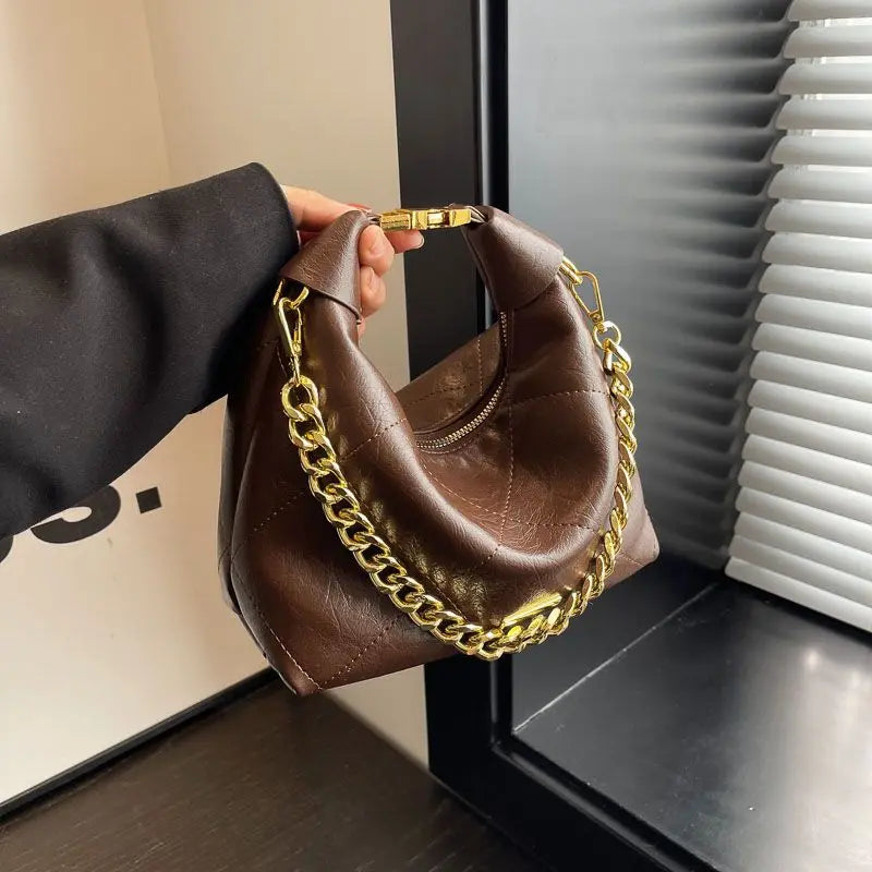 2025 New Fashion Top Handle Shoulder Bag for Women Versatile Crossbody Purse, Casual Day to Night Bag Minimalist Leather Handbag
