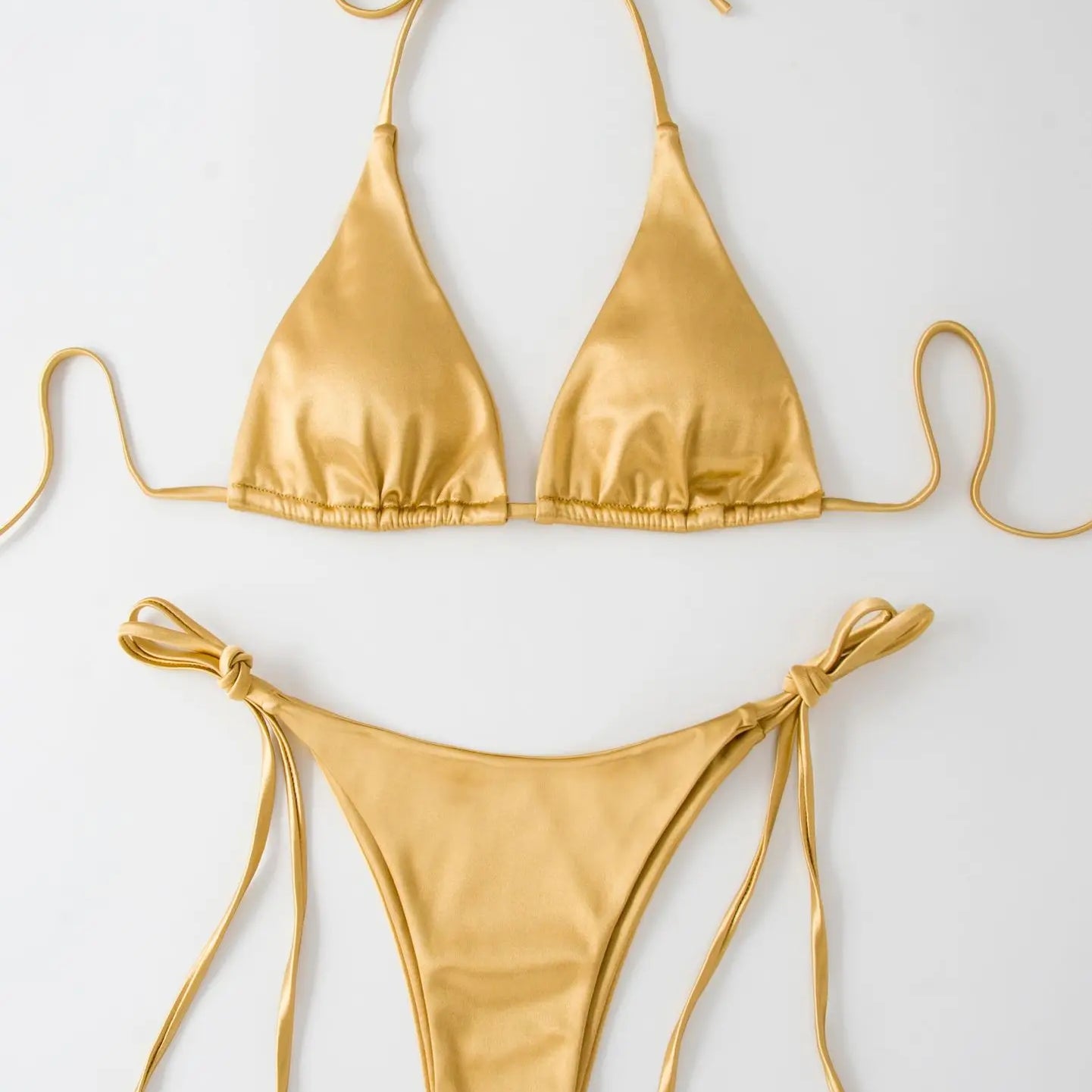 Women Sexy Micro Mini Bikini Thong Halter G-String Bra Bikinis Set Swimwear Backless New High Quality Swimwear Bathing Suits 15