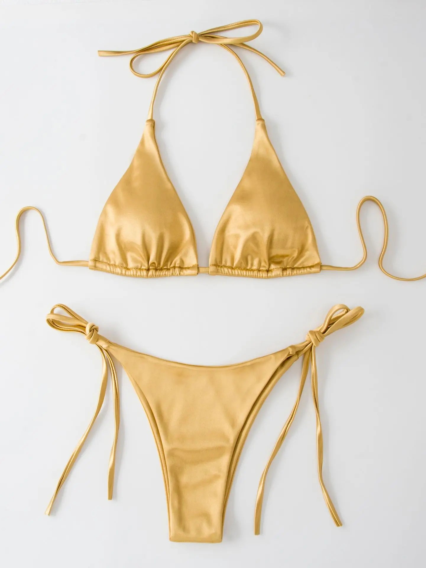 Women Sexy Micro Mini Bikini Thong Halter G-String Bra Bikinis Set Swimwear Backless New High Quality Swimwear Bathing Suits 15