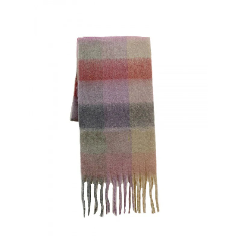 Classic Plaid Scarf Women Autumn Winter Soft Warm Scarf Luxury Long Simple Scarf Thickened Soft Shawl Fashion Accessories PK no tag