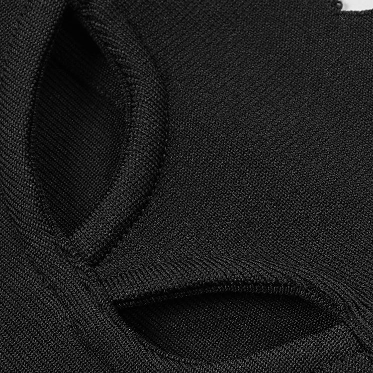 VC Black Halter Elegant Dress For Women 2022 New Summer Evening Party Celebrity Bodycon Long Dress Vestido