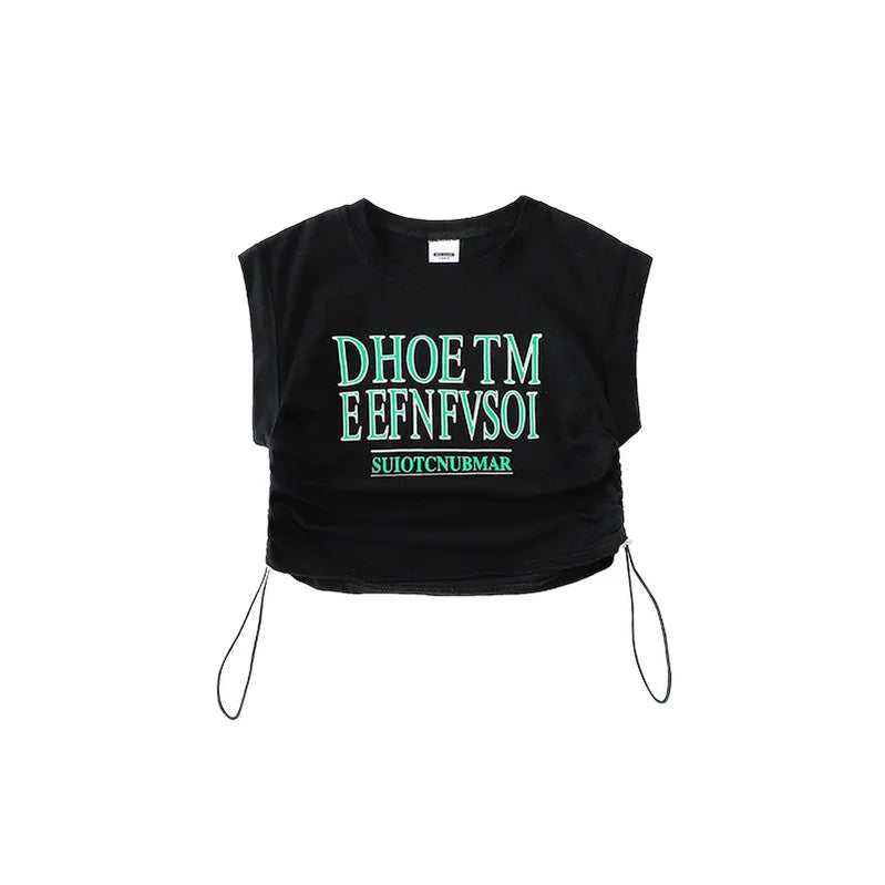 Girls Boys Hip Hop Clothes Dance Costumes for Kids Jazz Ballroom Dancing Costume Children Dancewear Pants Shirt Top Outfit top