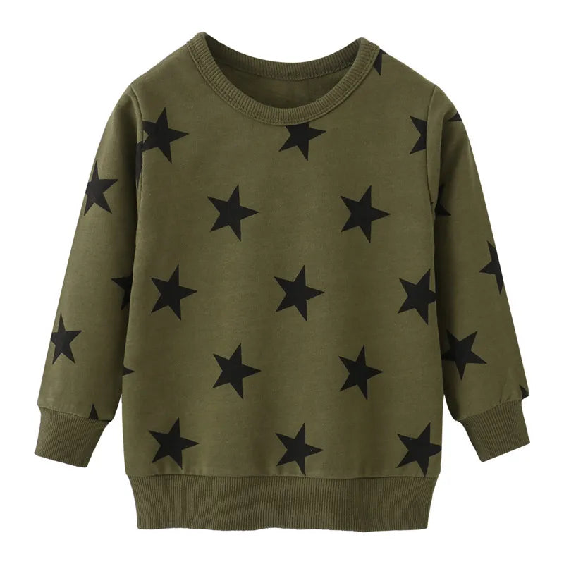 Apples Print Girls Sweatshirts Hot Selling Children's Clothes Long Sleeve Autumn Shirts T9130