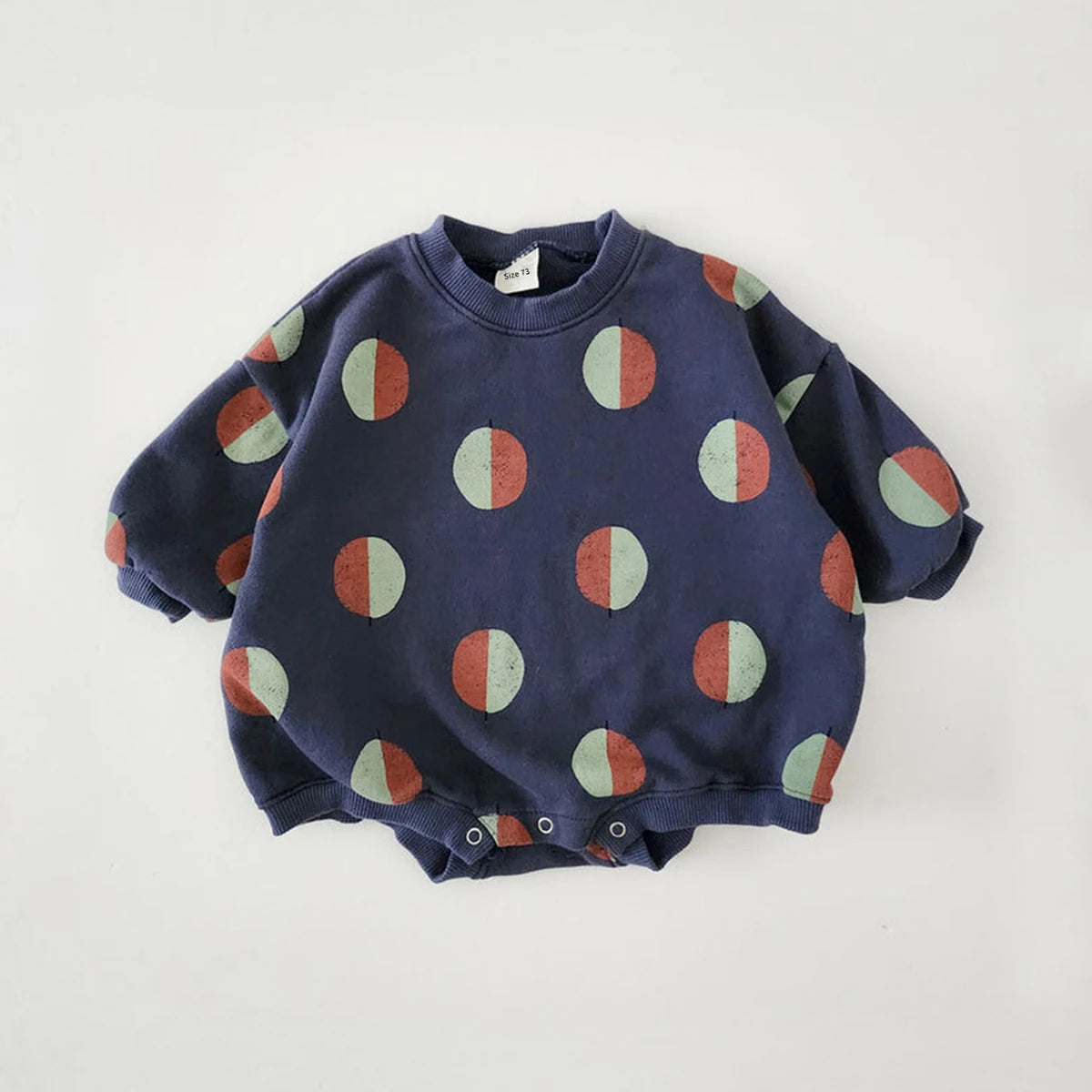 Korea Baby Boys Clothes Sets Kids Oversized Balloon Print Sweatshirt Jogger Pants Childrens Suit Girls Outfit Set Sports Suit Romper B