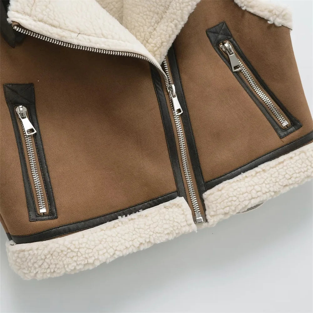 Women's New Fashion and Casual Polo Collar Sleeveless Tank Top Vest Coat