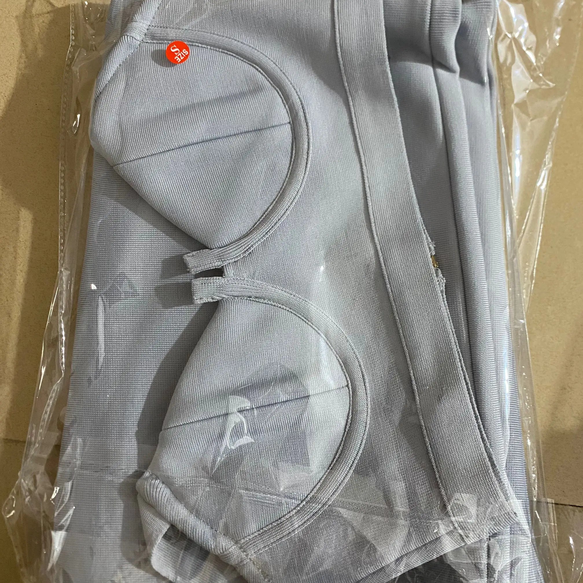 High quality Blue Two Pieces Set Bodycon Rayon Bandage Set Evening Party Sexy Fashion Outfit