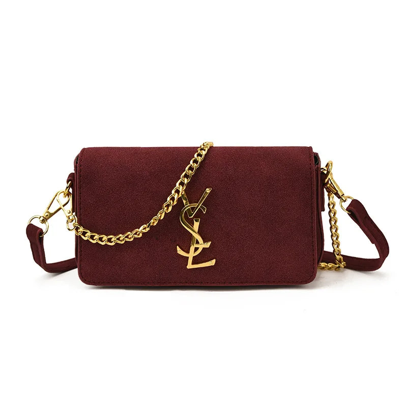 Autumn and Winter Retro Shoulder Armpit High Fashion Messenger Bag Simple Small Square Bag Paris Fashion Designer Women's Bag