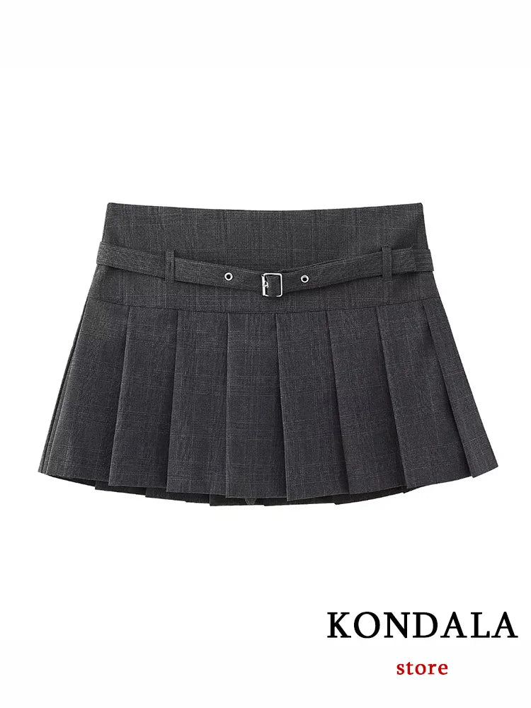 Vintage Casual Chic Women Skirt Solid Short Zipper Straight Short Skirt New Fashion Autumn Holiday Mini Skirt