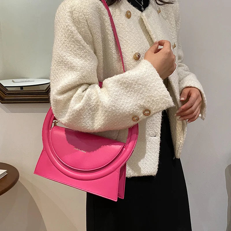 Brand Shoulder Bags for Women Top Brand Handbag Pu Leather Ladies Shoulder Tote Bag Luxury Handbag Purses Female Party Tote Bag