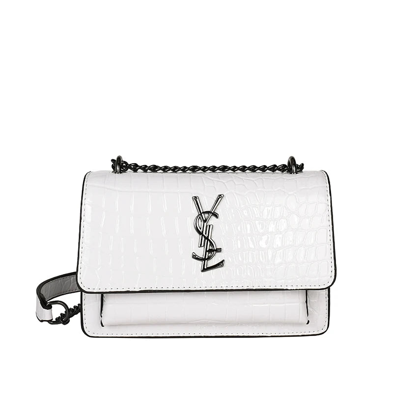 Fashion Women's Elegant Leather Shoulder Bag Luxury Handbag Classic Crossbody Tote For Stylish Ladies Look