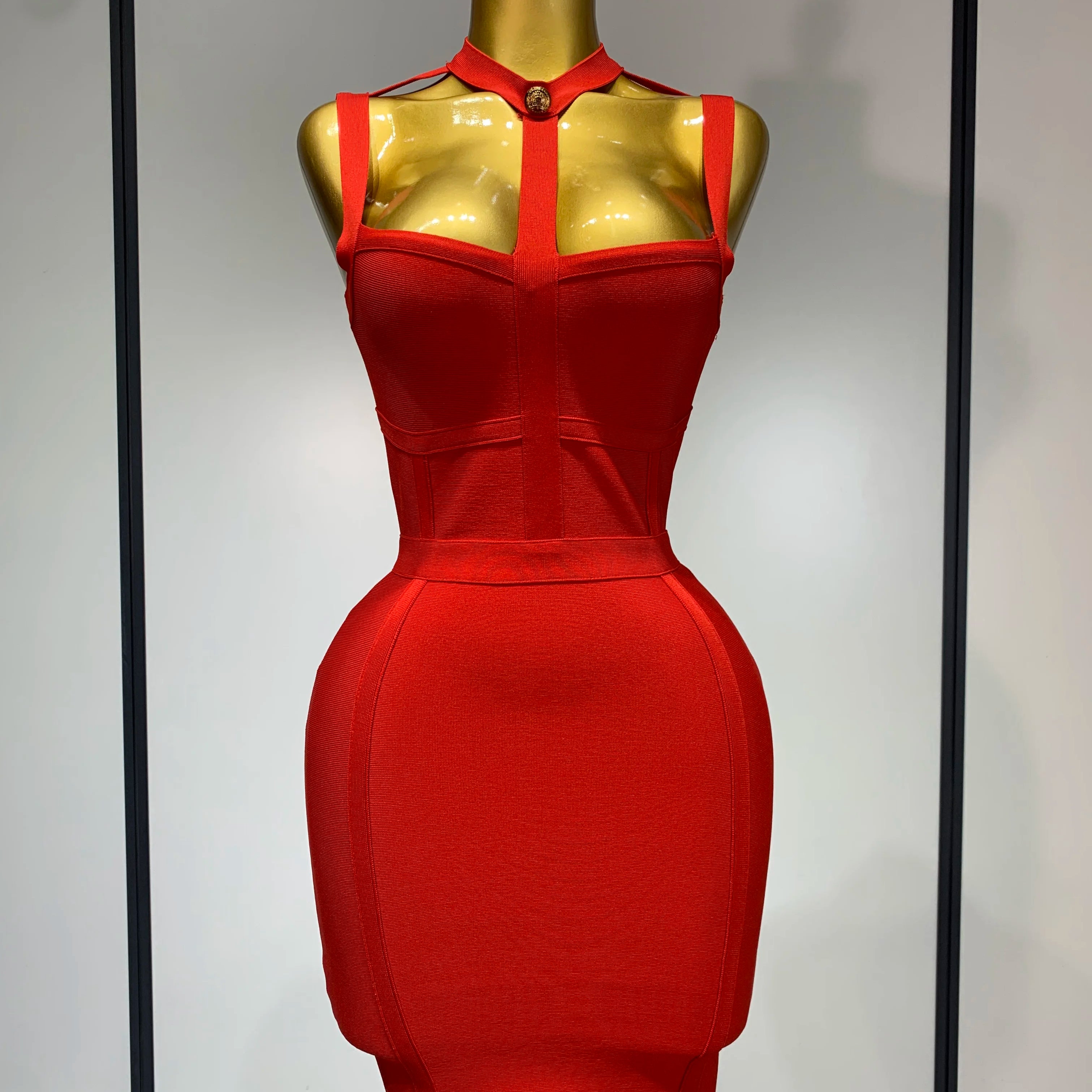 Sexy Mini Bodycon Club Party Dress Women Spaghetti Strap Bandage Dresses Short Slim Elegant Evening Party Birthday Dresses