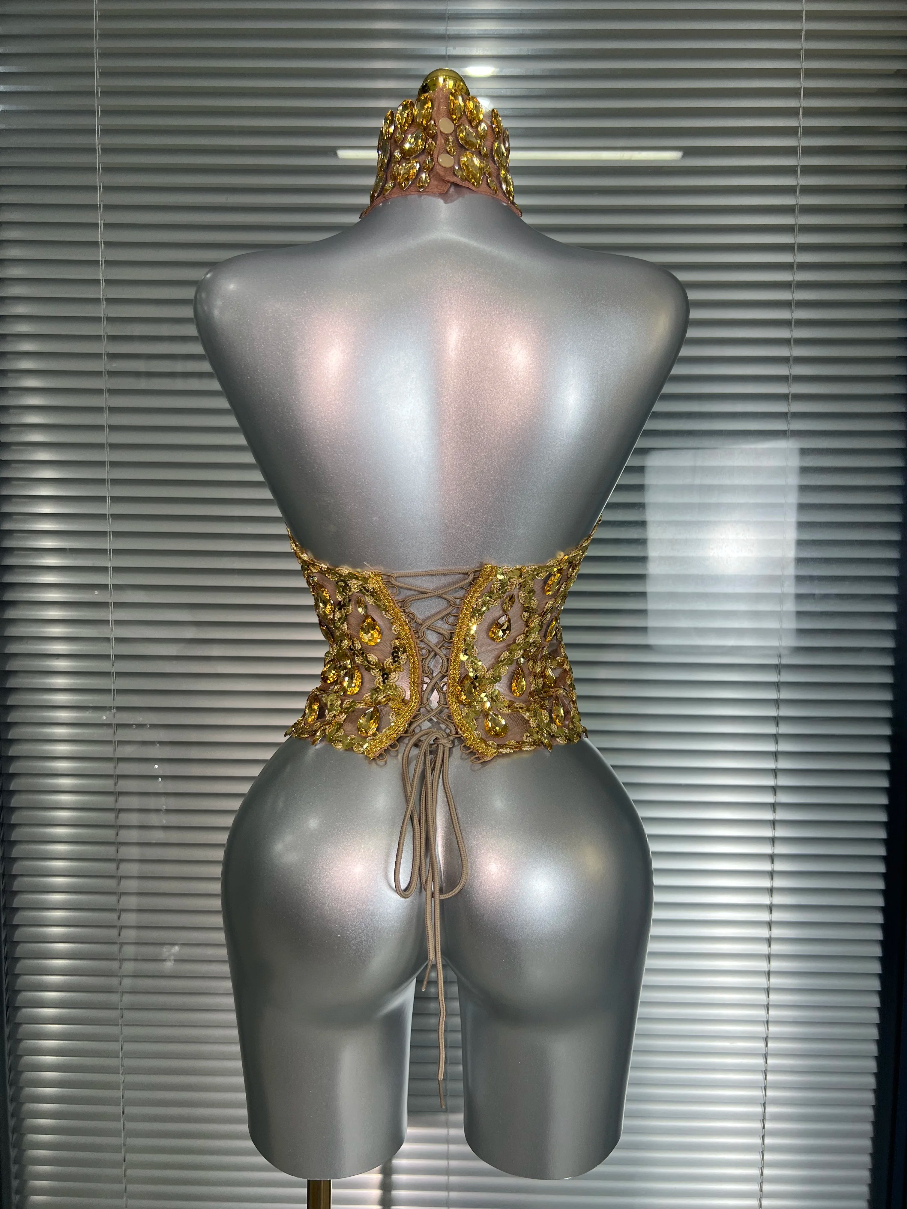 Summer New Women Sexy Halter Backless Designer Camisole Tops Ladies Trendy Night Club See Through Camis Crop Tops