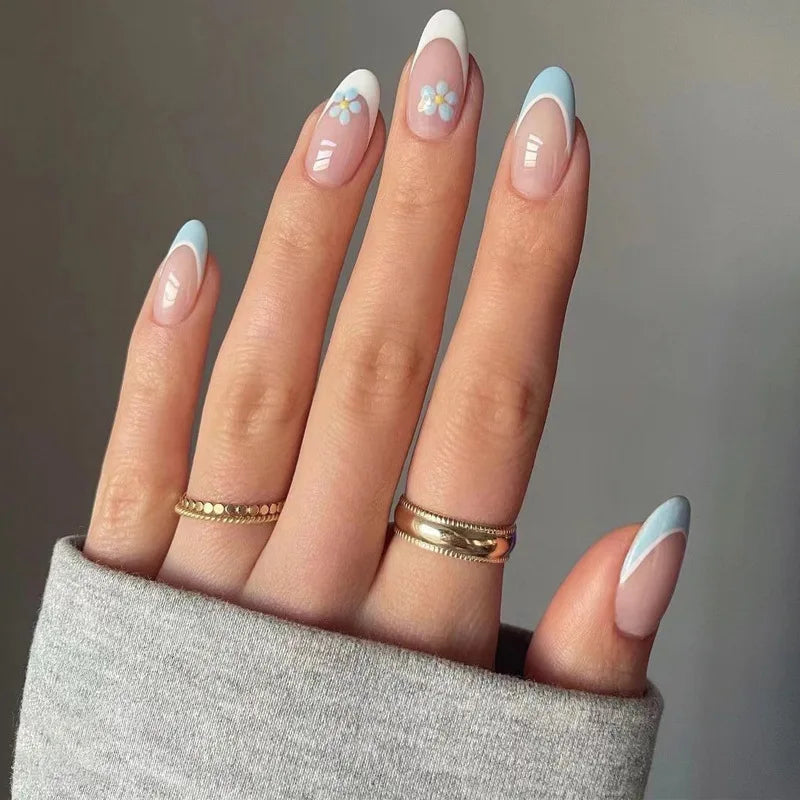 Unhas postiças simples vermelho vinho com cola, comprimento médio, amêndoa, unhas postiças, vestíveis, cabeça redonda, oval, cobertura total
