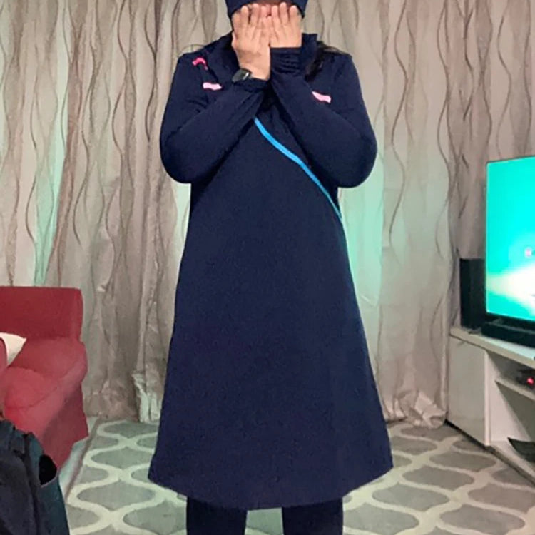 Muslim Modest Swimwear Hijab Swimsuit Women Long Sleeve Swimming Suit Islamic Cover Ups Burkini Hijabs For Woman Swim Bathing