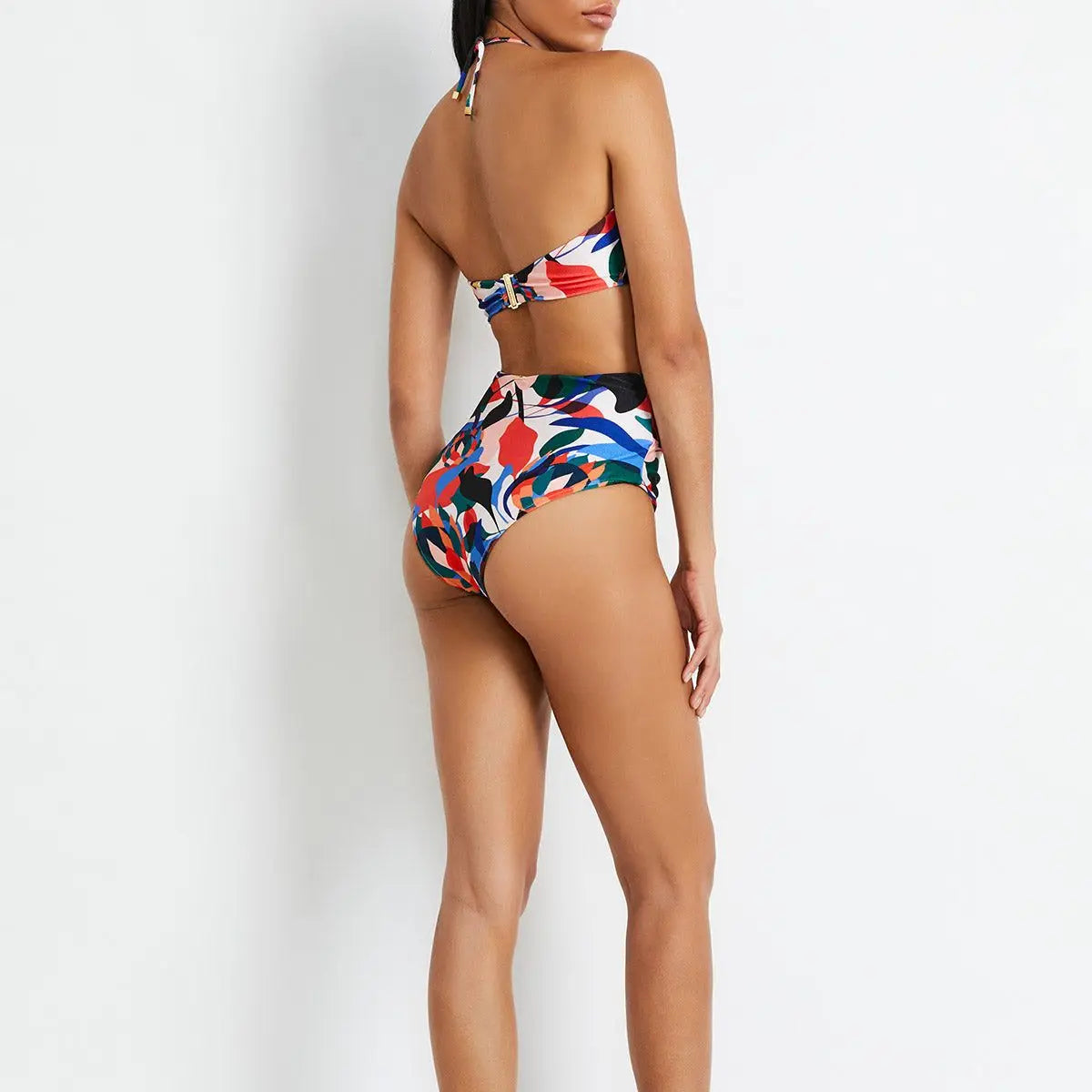 Fashion Beach Vintage Skirt Bikini And Set Sun Protection Print Floral Tie Dye Lace Stripe Sexy Bikini Triangle Micro Bikinis