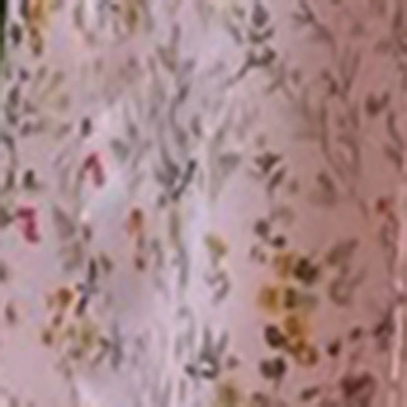 Summer Floral Off Shoulder Puff Sleeve Maxi Dress For Woman Robe Sexy Lace Up Side Split Chic Mid-Calf Aesthetic Dress Pink