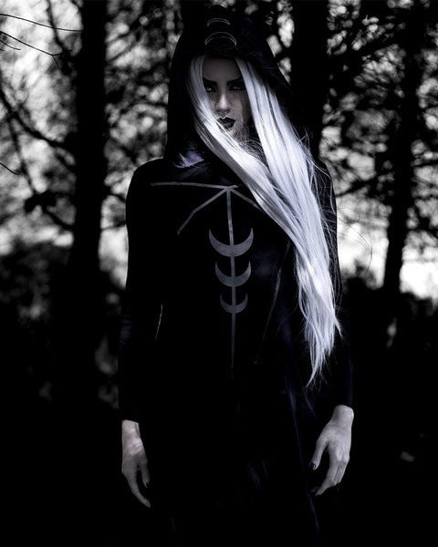 Halloween irregular hooded jacket