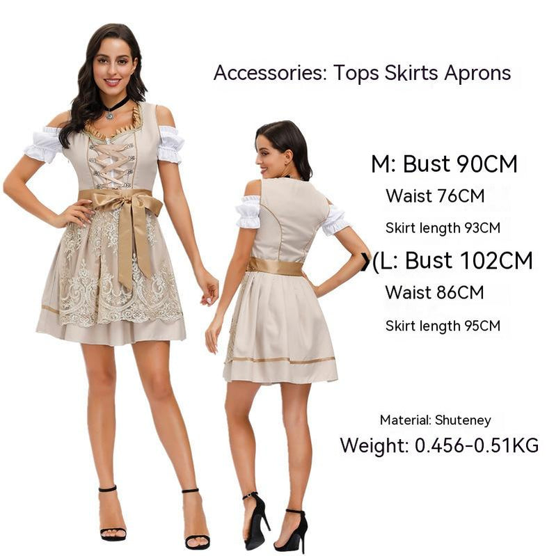 Halloween Maid Uniform Beer Festival Stage Performance Costume 4610