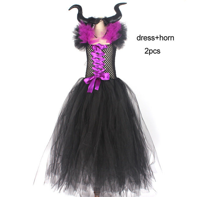 Halloween Children Dress Costume 2Pcs