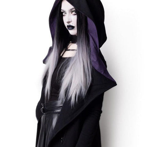 Halloween irregular hooded jacket