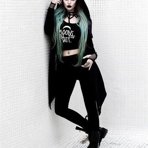 Halloween irregular hooded jacket