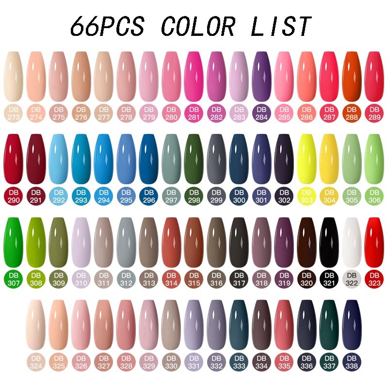 Mtssii 24/25/40/60PCS Gel Nail Polish Set Color Gel Semi Permanent UV Led Varnish Nail Art Design Soak Off Gel Set Nail Gel Set