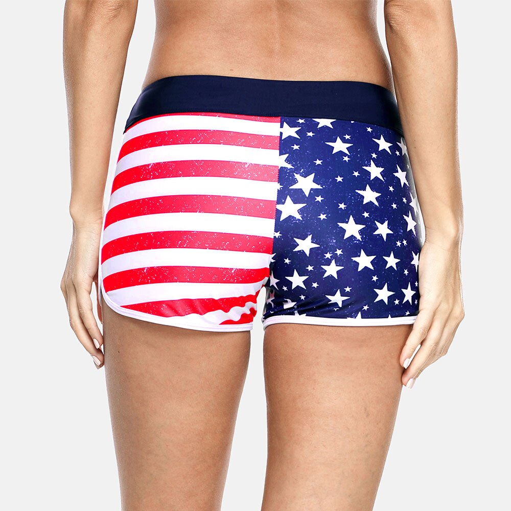 Women Swimshorts American Flag Beach Shorts Swimwear Briefs Man Swimsuits Trunks Sea Short Bottoms