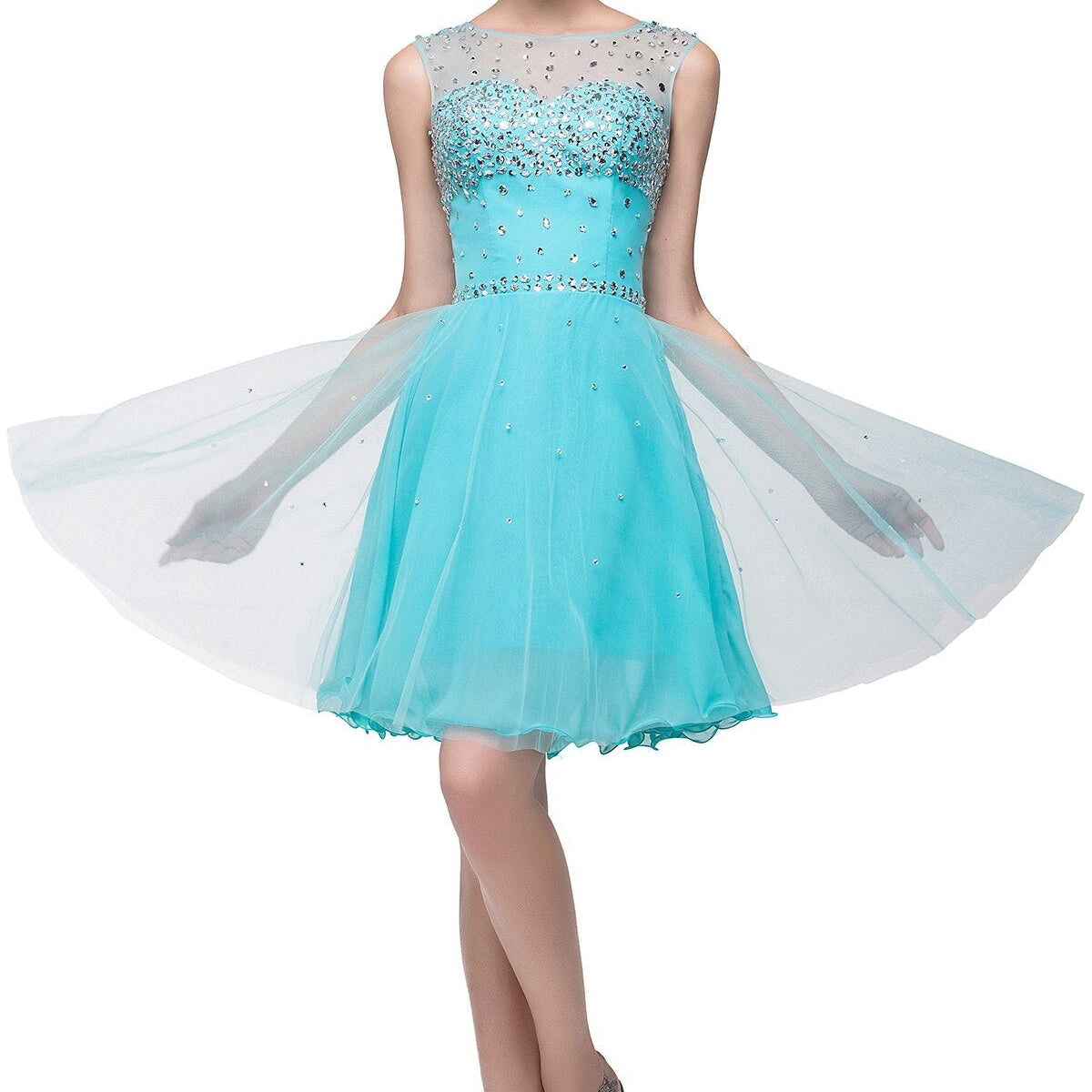 Luxury Elegant Short Homecoming Dresses Vestidos De Fiesta Crystal Formal Party Gowns Vestido De Formatura