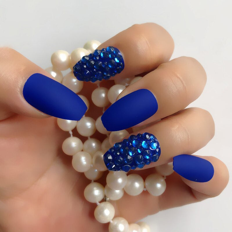 Fake nails 24pcs/set coffin artificial nails tips Custom Rhinestone press on nail false nails art tools Accessories HL28020