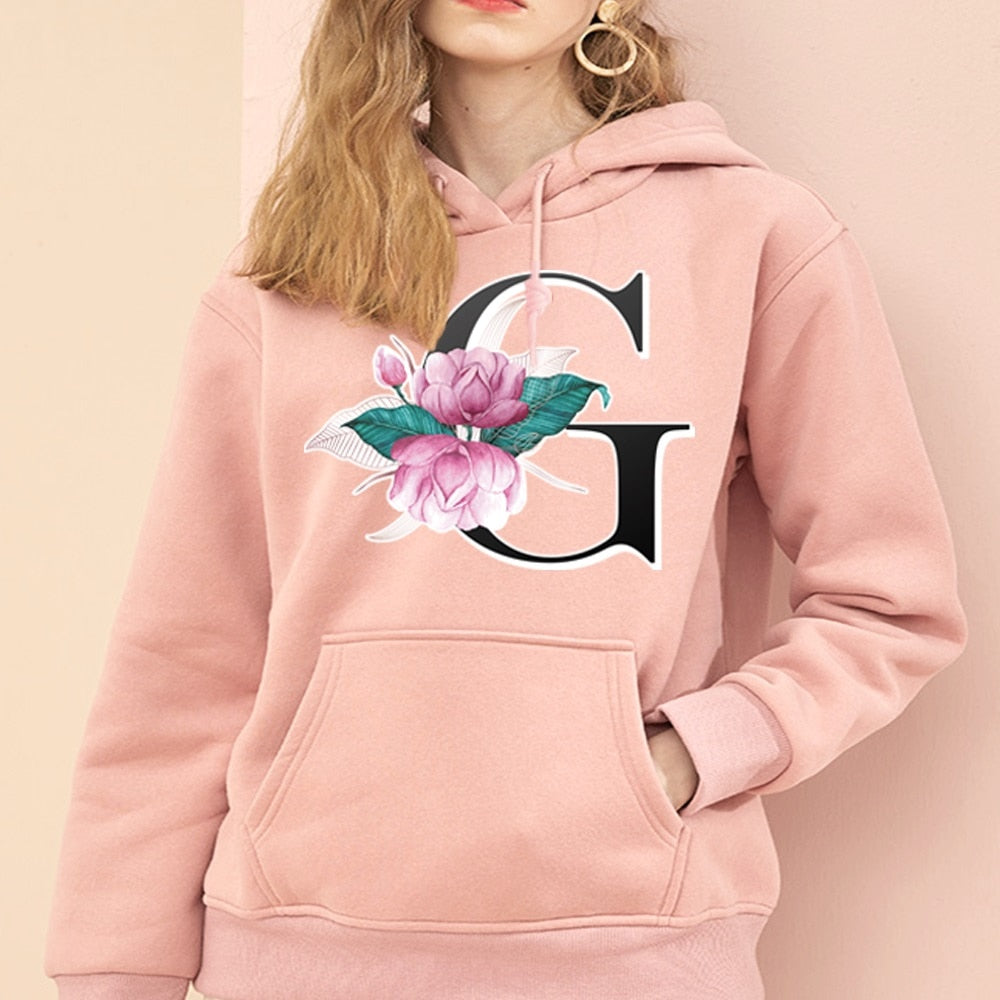 Hoodie Sweatshirts Women Pullover Harajuku Tracksuit Girl Hoodie Streetwear Casual Fashion Clothes 2whitemarbleG