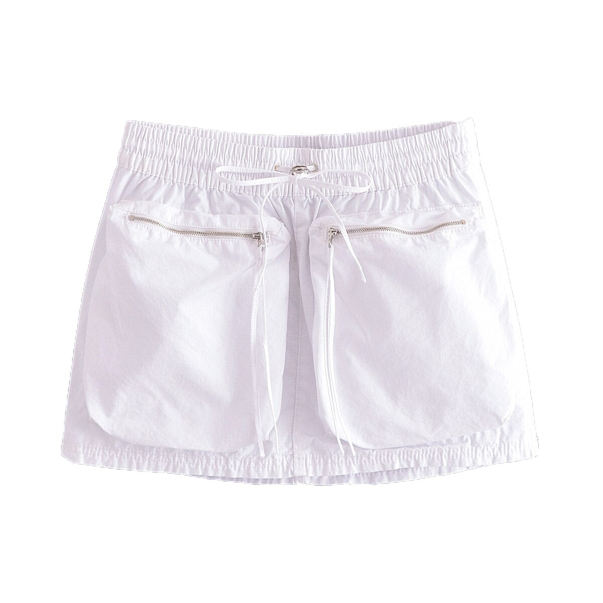 Women Spring Pilot Jackets Skirt Sets Fashion Print Long Sleeved Short Coats Pockets Elastic Waist Mini Skirts Outwear Skirt-2