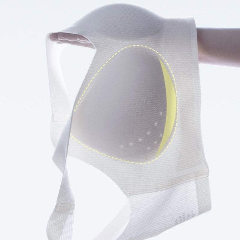 Youpin Women's Ice Silk Seamless Bra Ultra-thin No Steel Ring Breathable Antibacterial Gather One Piece Breathable Underwear