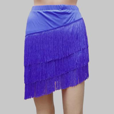 Latin Dance Skirt Sexy Women Chacha Samba Tango Layers Tassels Fringes Dresses Competition Performamnce Salsa Lady Latin Costume