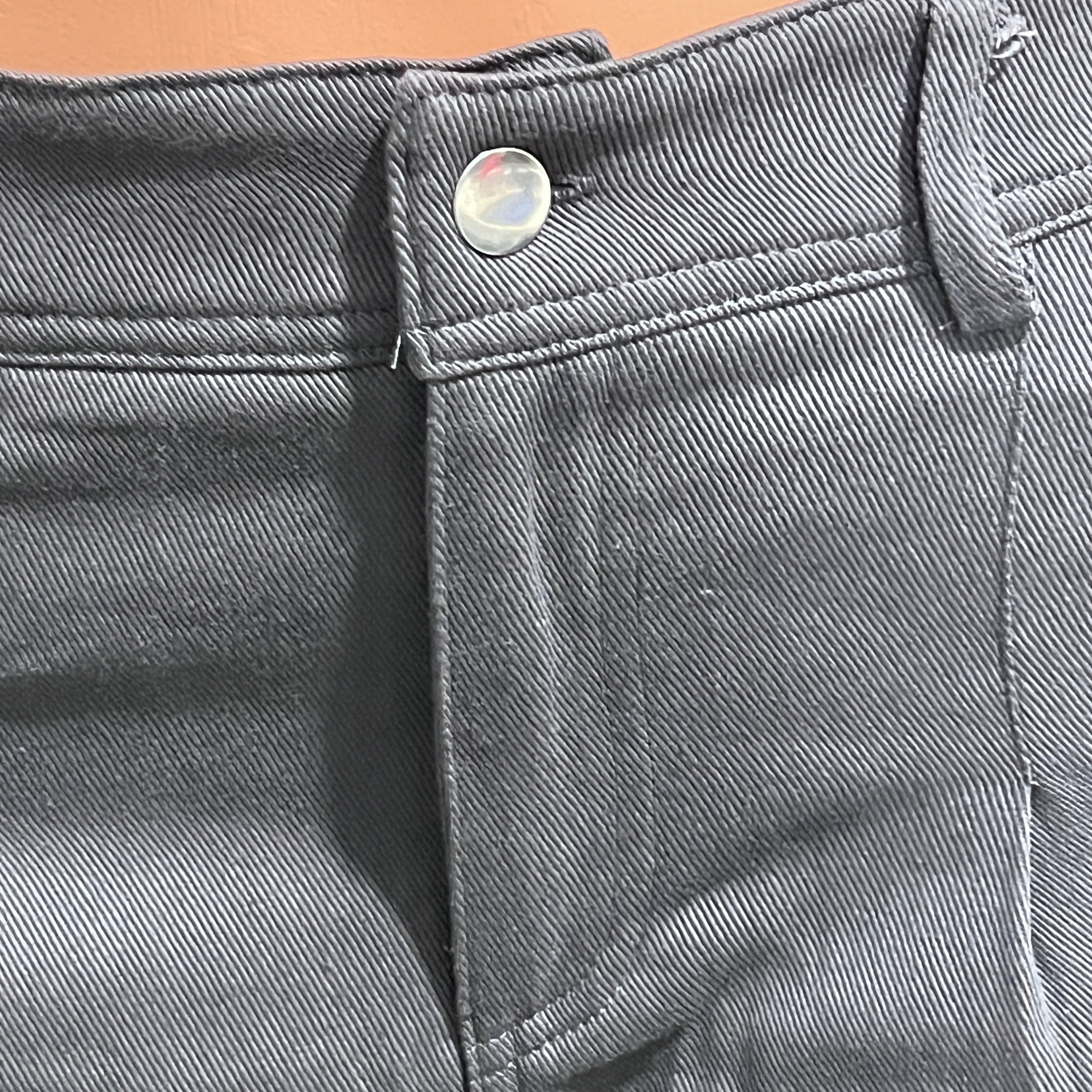 Green Cargo Pants Pocket Design High Waist Button Solid Color Pants Summer New Fashion Loose Women's Pants Streetwear