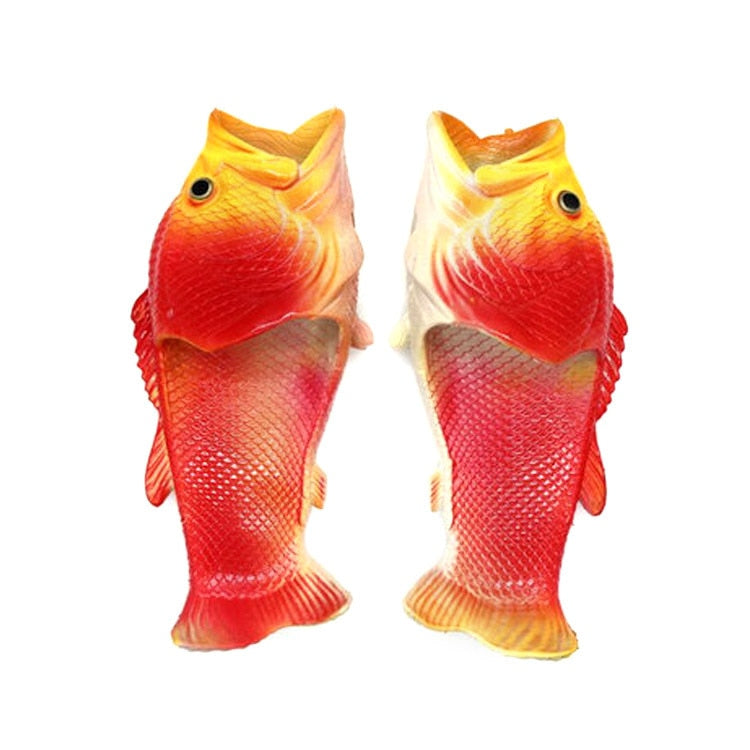 Lobster Slippers Men Funny Animal Summer Flip Flops Cute Beach Shower Casual Shoes Women Unisex Big Size Soft Home Slippers Red1