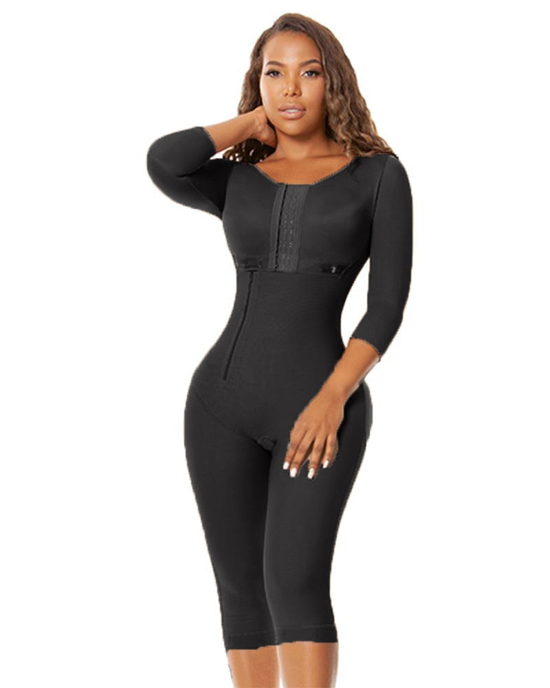 fajas colombian Women full body Shapewear Tummy Control Waist Trainer shaper bbl shorts buttocks lifts skims underwear girdles Black