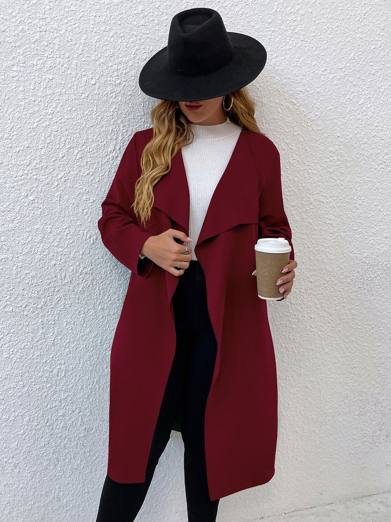 Women Autumn Jacket Large Plus Size 4XL Trench Coats Winter Solid Clothing Turn-down Collar Elegant Office Ladies Windbreak