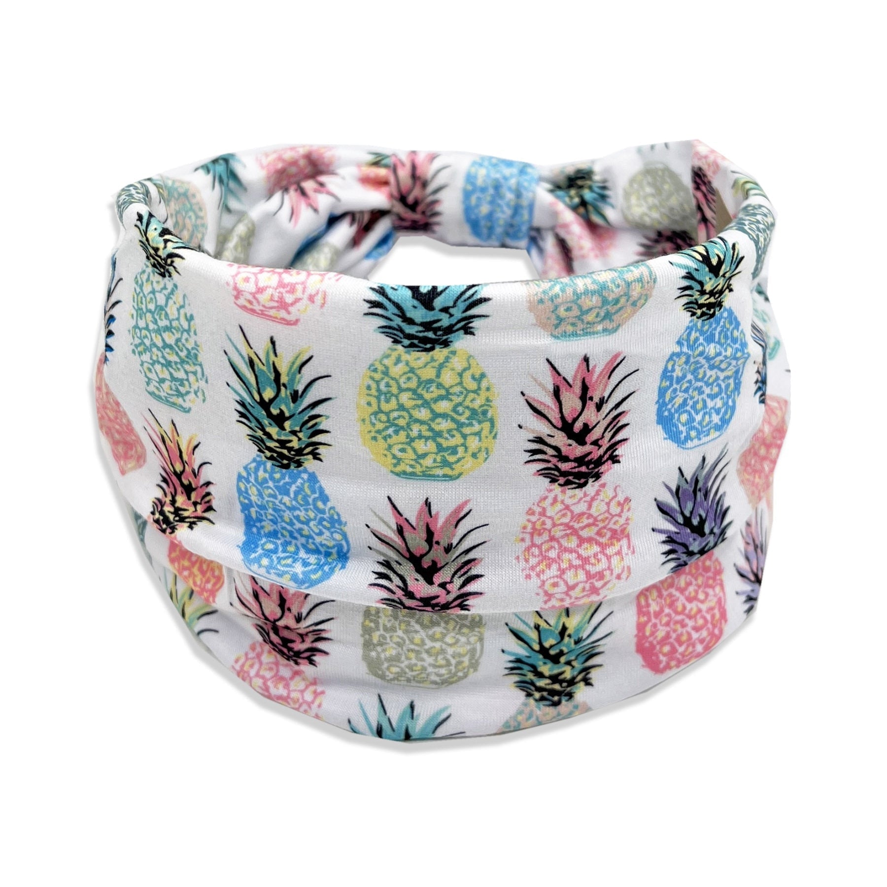 New Fruit Print Wide Headwrap Headbands for Women Boho Knoted Elastic Beach Hair Bands Girls Hair Accessories Turban Bandage 3