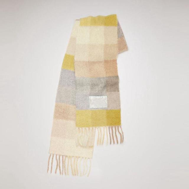 New Scarf Autumn and Winter Multicolor Thickened Plaid Scarf The Same Length Warm Shawl For Men and Women Scarves