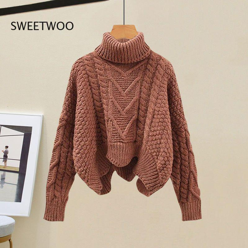 Women's Spring Autumn Single/outfits New Age Reducing Slim Covering Sweater with Waist Wrapped Dress Two Piece Set