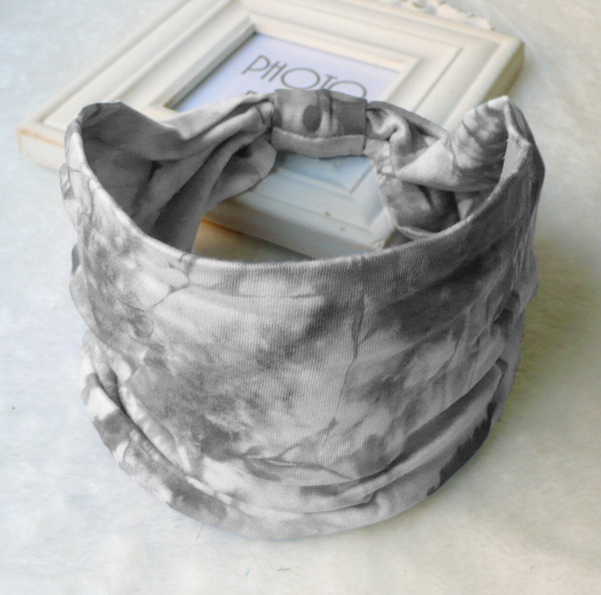 New Tie Dye Turban Sport Hair Sweatband for Women Men Colourful Knot Stretchy Wide Headbands Yoga Bandana Hairbands Bandages 13