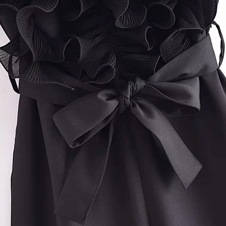 TRAF New Summer Women Elegant Solid Ruffle Sexy White Jumpsuits Fashion Long Jumpsuit with Belt