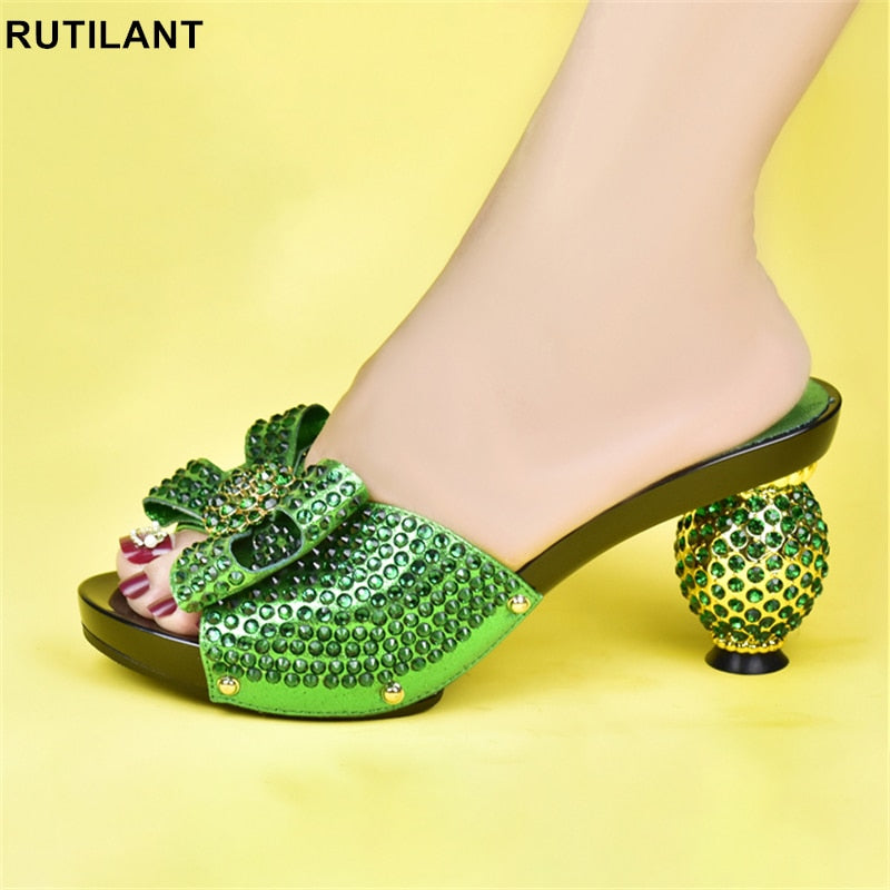 Italian Shoe and Bag Set for Party In Women Summer High Heeled Shoes for Women Designer Shoes Women Luxury