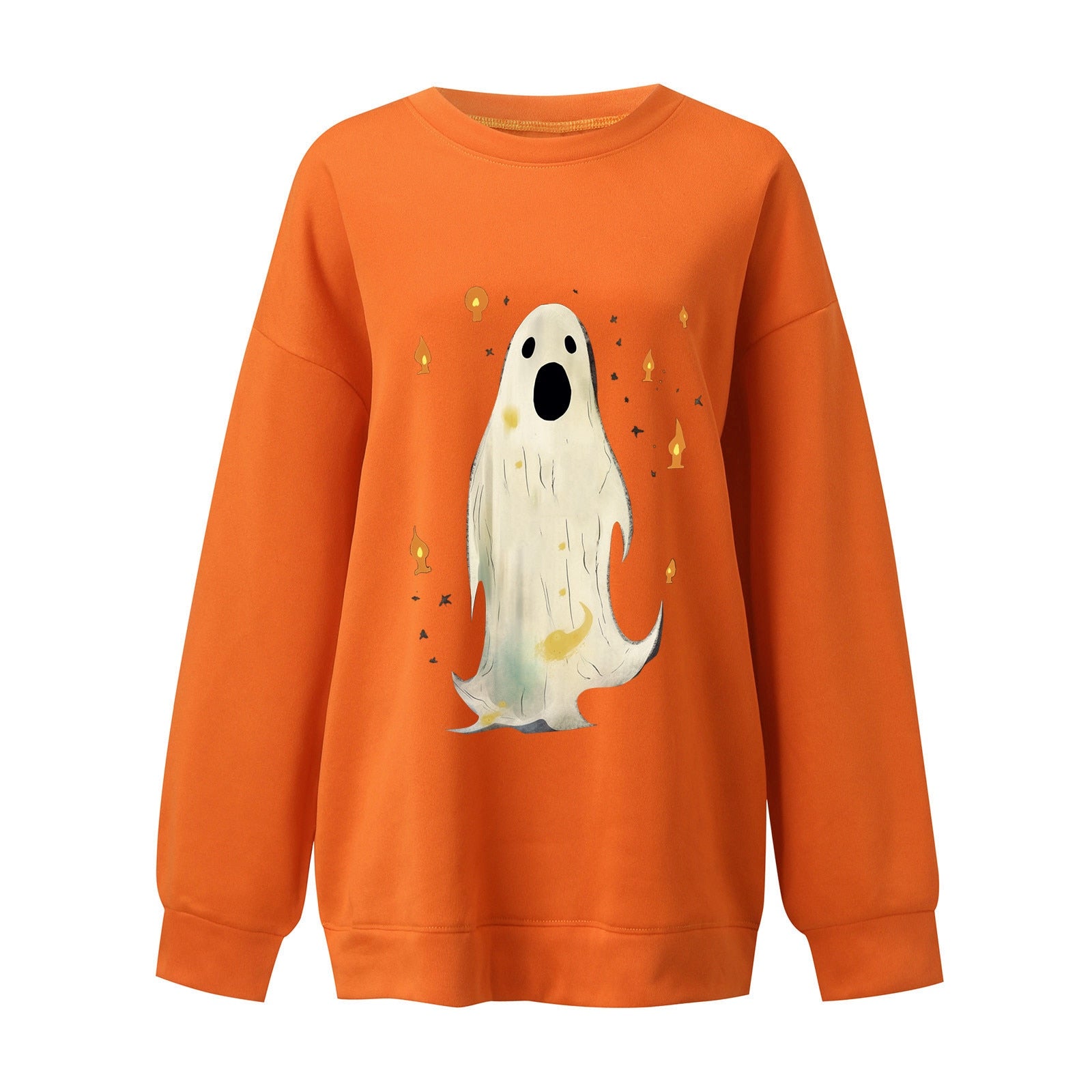 Halloween Sweatshirt Grimace Sweatshirts Vacation Sweater Holiday Women Sweatshirts Autumn Winter Round Neck Outfits Sudadera