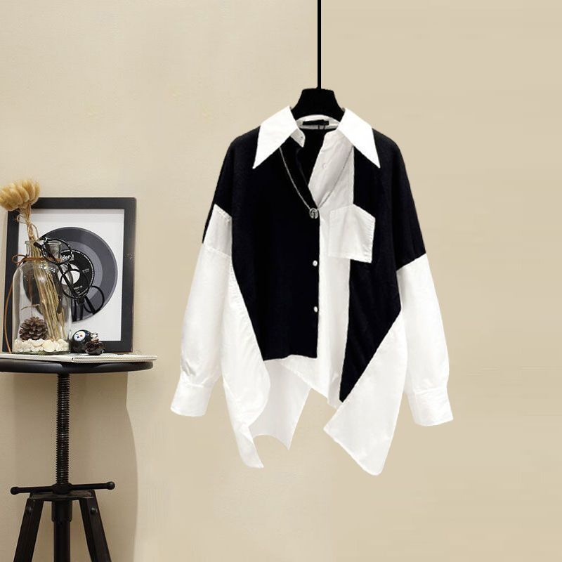 Spring and Autumn Set Women's New Dress Western Shirt Top Versatile Jeans Two Piece Y2k Clothes Women's Pants
